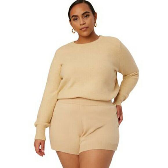 Danielle Bernstein Trendy Plus Size Pullover Sweater Long Sleeve Crew Neck 2X - Picture 1 of 3